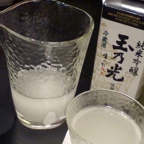Luxurious use of rice suitable for sake brewing!