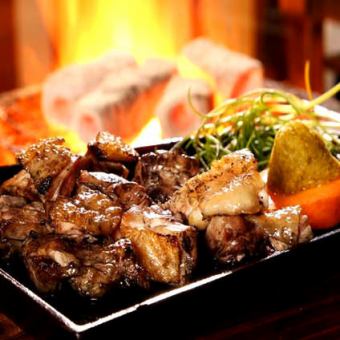 [Silver course] Yakitori, charcoal-grilled, roast beef! 2H all-you-can-drink included