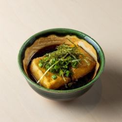lightly deep-fried tofu