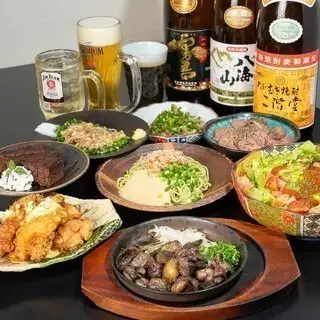 【シルバーコース】焼き鳥・炭火焼き・ローストビーフ2H飲み放題
