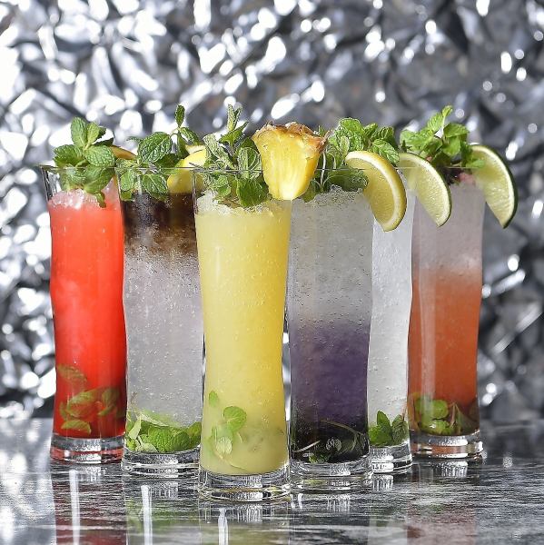 A variety of mojito menus are also available.