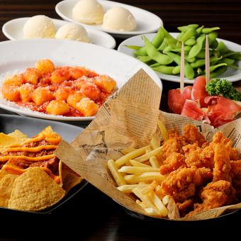 First party course ☆ 120 minutes of all-you-can-drink + 6 dishes party course. Even better value if you come before 7:00 PM.