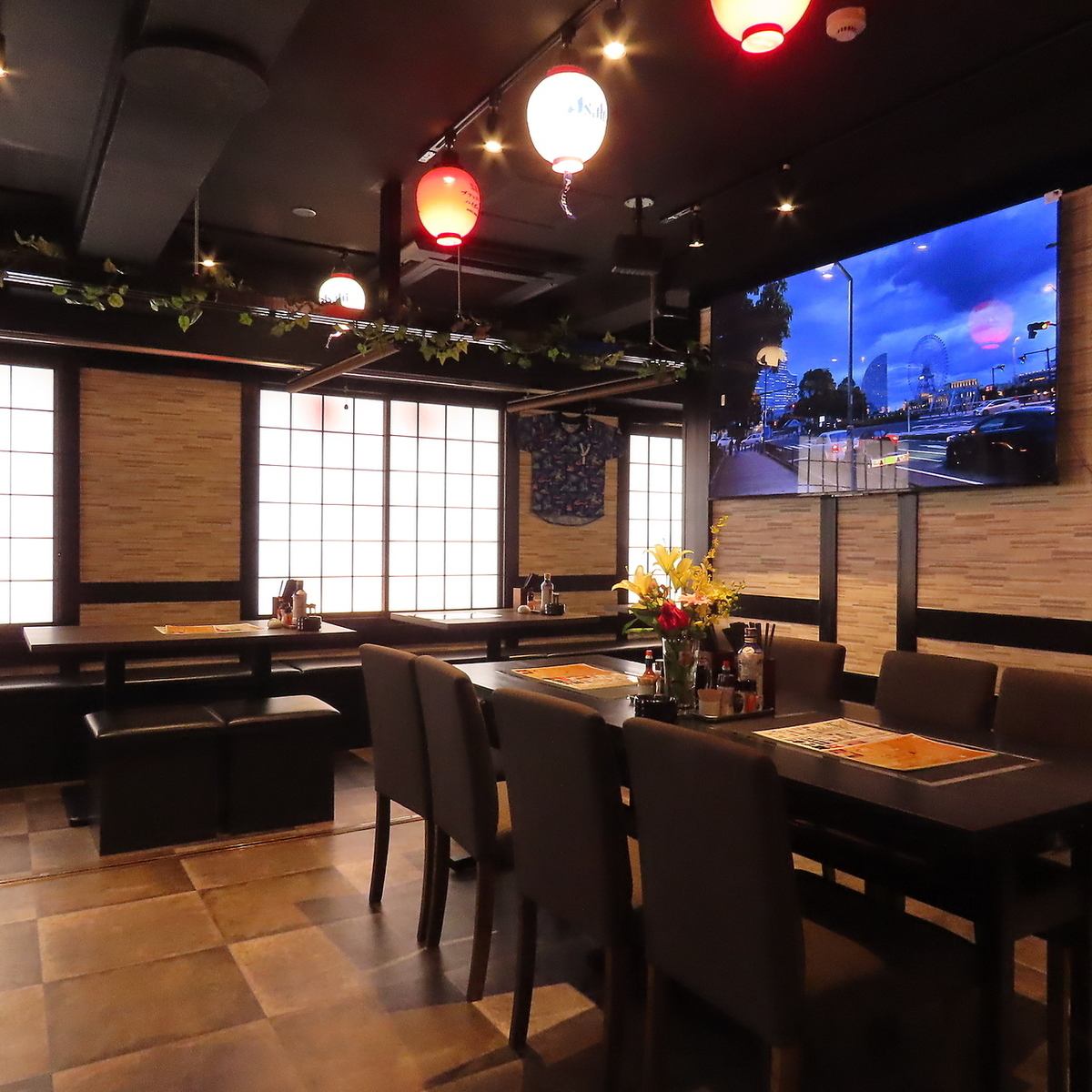 店内合計130席！団体様のご予約お待ちしております◎
