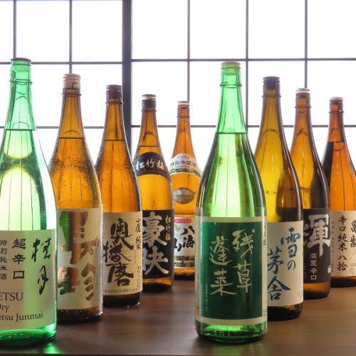 お酒は豊富でリーズナブル