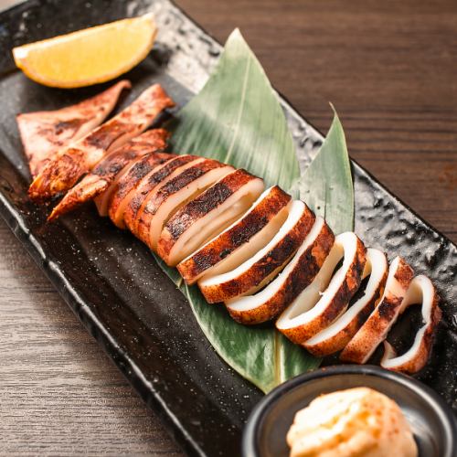 イカの一夜干し焼き
