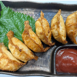 鶏つくね揚げ餃子