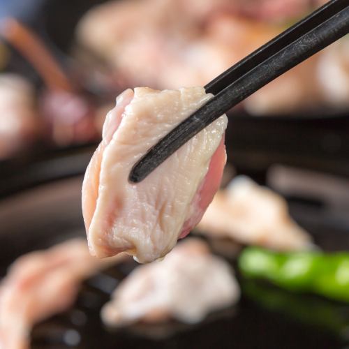紀の国みかん鶏をメインに使った鶏焼肉◎