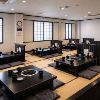 【２F　貸切：最大６４名様まで(フロア貸切)】会社宴会や懇親会、同窓会などに是非ご利用ください。一体感のあるご宴会をお楽しみいただけます。忘新年会シーズンや歓送迎会シーズン等はご予約はお早めにお願い致します。