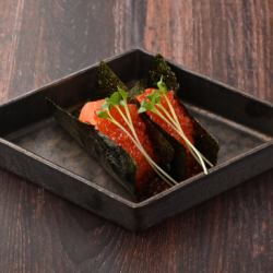 サーモンといくらのこぼれ寿司 2貫
