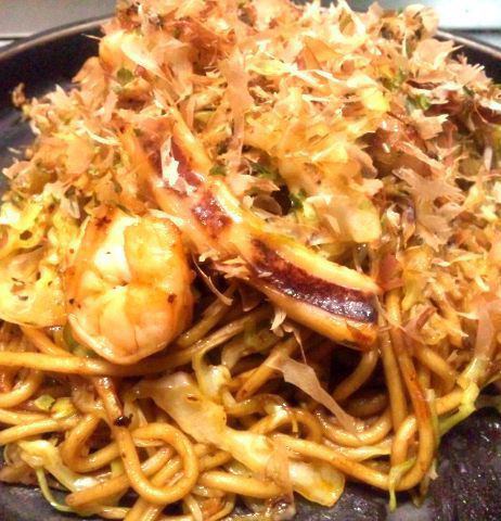 Mixed fried noodles