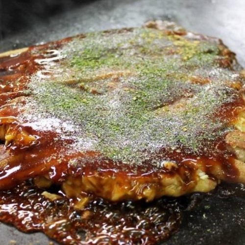 Okonomiyaki with plenty of volume★