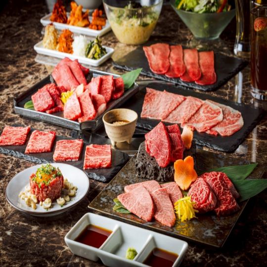 Includes 120 minutes of all-you-can-drink! [Reservations open from March 2nd] Zeniba Butcher Shop's premium course with 20 dishes for 10,000 yen (tax included)