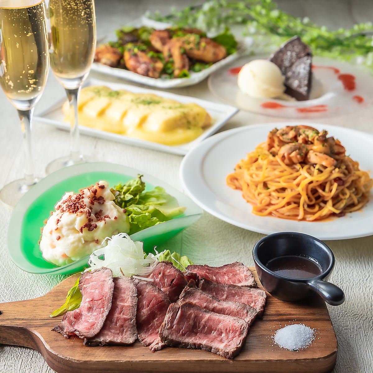 [All-you-can-drink for 2.5 hours] All 7 dishes "anniversary course" \4000→\3000