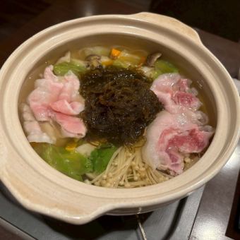 もずくしゃぶしゃぶ　一人前