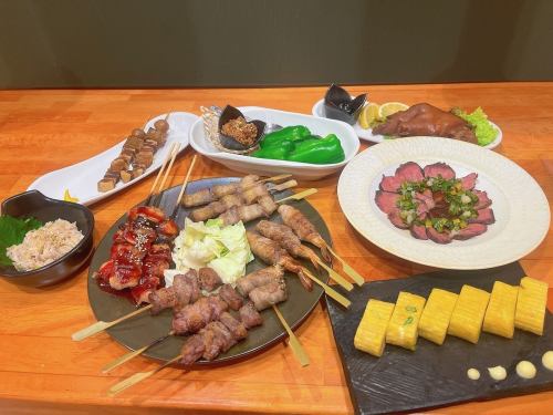 串など一品料理も充実!