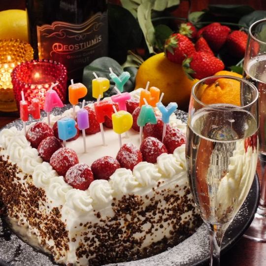 【当日OK】お誕生日や記念日、歓迎会、送別会に！【1000円】デザートプレート