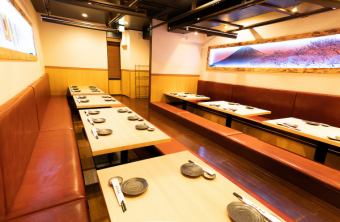 D区画掘りごたつ貸切25名様から可能