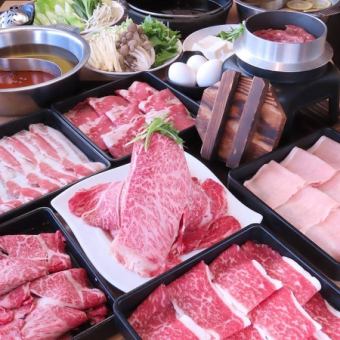 【特選和牛 & 国産豚肉】食べ放題・飲み放題コース(120分・LO90分)6500円→6000円(税込)