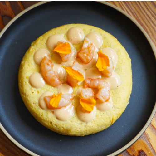 赤海老の旨みが詰まったスペイン風オムレツ