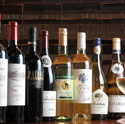 超过200种精心挑选的葡萄酒！