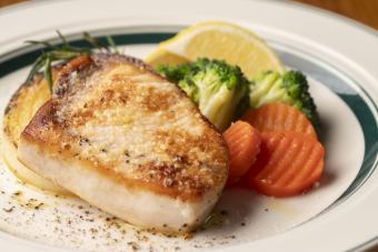 Grilled Swordfish with Lemon Pepper Rub