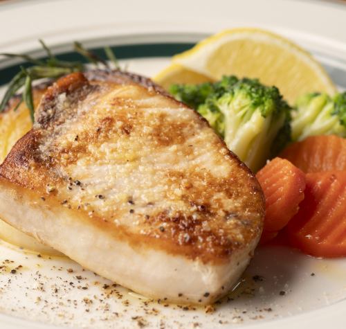 メカジキのグリル　レモンペッパーラブ