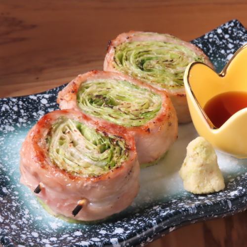 豚レタス巻き