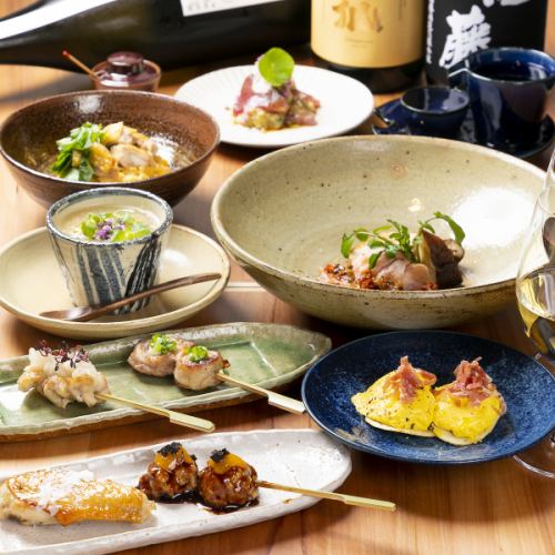 [Great for various banquets, welcome and farewell parties, and dates] Toritoki boasts a carefully selected 10-item course, 4,290 yen (tax included)