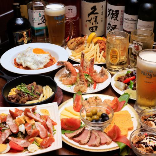 飲み放題では生ビールも◎