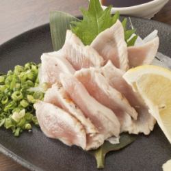 Free range chicken fillet tataki