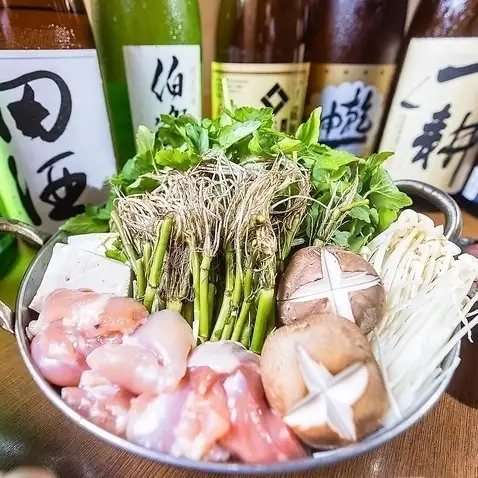【松コース】仙台せり鍋・牛タン焼き・海鮮3種盛り等全11品！生ビール付3時間飲み放題5,000円