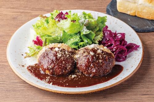 ポルチーニのクリームコロッケランチ