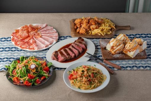 【GARB君主新年派对套餐】限时套餐,采用当季食材【包含90分钟畅饮】5000日元(含税)