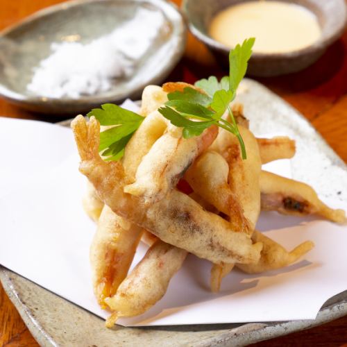 川津エビのサクサク揚げ