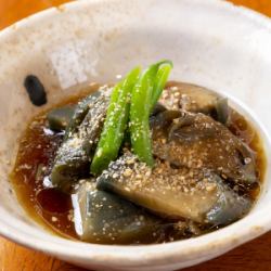茄子の揚げびたし