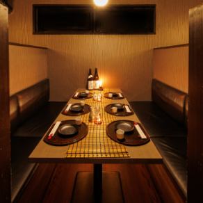 [Smoking allowed ◎ Relaxing private room seats] This digging seat is very popular with female customers ♪ We recommend it to customers who want to enjoy a relaxing meal and chat in a calm and relaxing private room space!