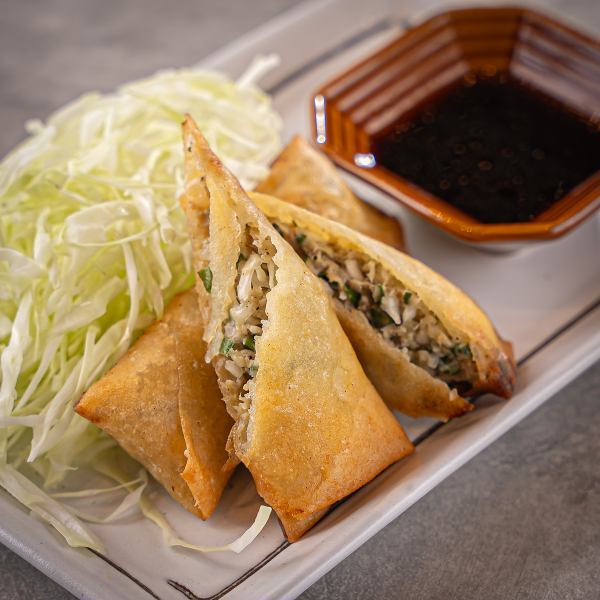 A must-try for spring roll lovers! Three unique types of spring rolls and an assortment