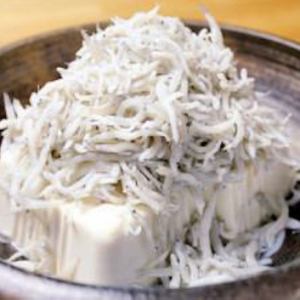 A mountain of whitebait bistro chilled tofu