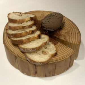 Miyazaki Prefecture chicken liver pate with baguette