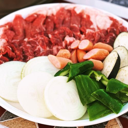 手ぶらでテラスでBBQコース♪