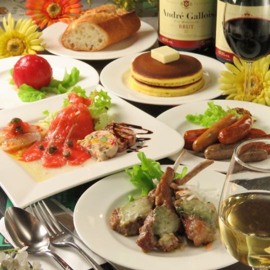 [Great for year-end parties and farewell parties] 2 hours of all-you-can-drink included!Chef's whimsical 5,500 yen course♪