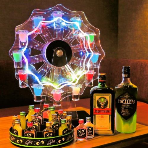 [Rotating shot Ferris wheel that shines in seven colors] Shots to choose from♪