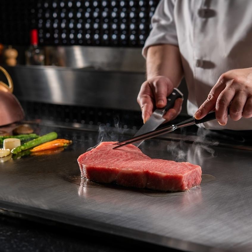 Authentic Teppanyaki in the hotel.Recommended for special days and celebrations♪