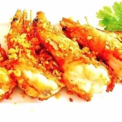 蒜蓉嫩炸虾仁