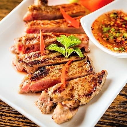 タイ都北地方牛肉ステーキ