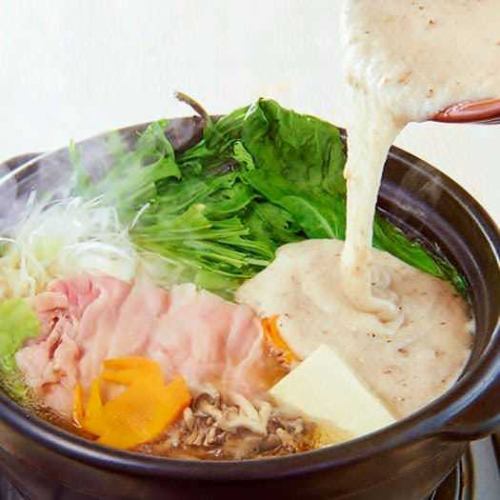 黄金とろろ豚鍋　千葉県産林豚（SPFポーク）