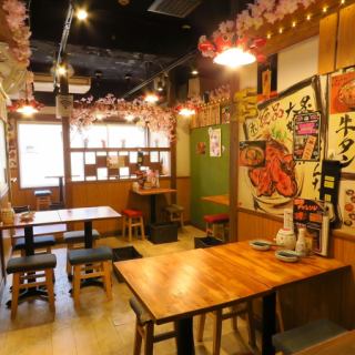 [Please relax at the table seats on the second floor♪] If you are looking for a year-end or New Year's party, a welcome or farewell party, or any other type of banquet in Jiyugaoka, come to Iroha Jiyugaoka, a beef tongue specialty izakaya restaurant☆We also offer great value all-you-can-drink courses and limited-time events♪Enjoy the delicacies that can only be tasted at a beef tongue specialty restaurant♪