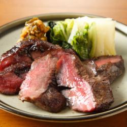 Excellent grilled beef tongue