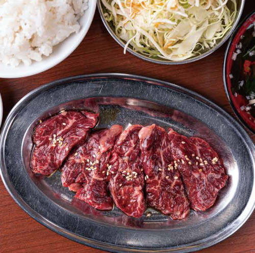 牛ハラミ定食（80グラム）