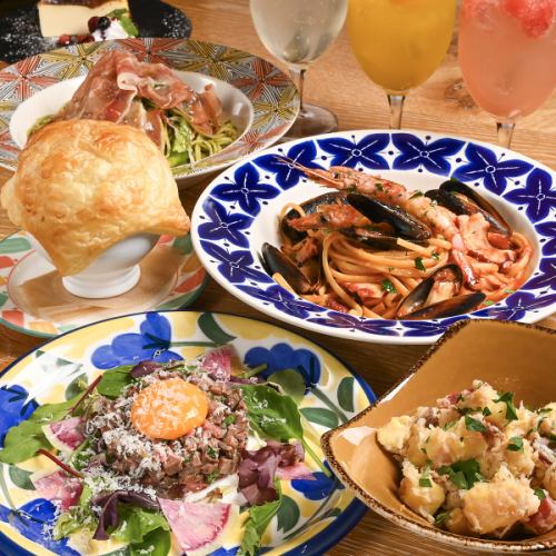 特別な日に！牛肉のタリアータ含む本格イタリアン満喫コース